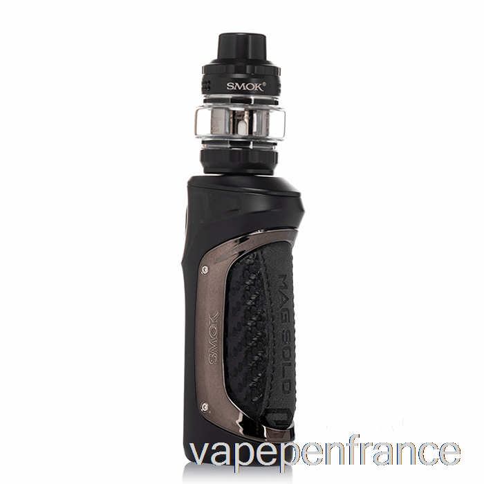 Smok Mag Solo 100w Kit De Démarrage Stylo Vape En Cuir D'épissage De Fibre De Carbone